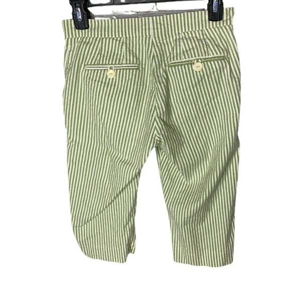 Piazza Sempione Italy Seersucker Shorts Linen - Picture 2 of 5